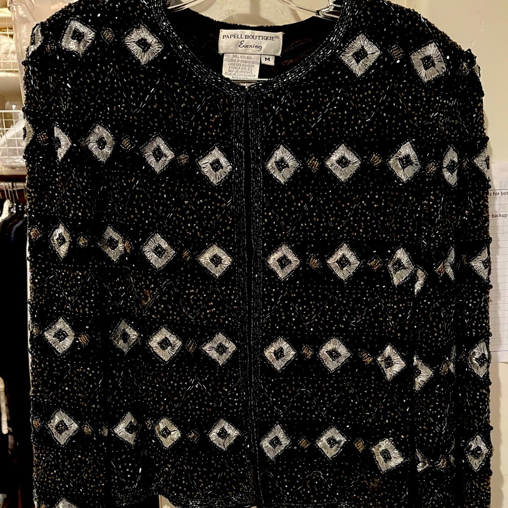 Evening Dressy Jacket w/beads